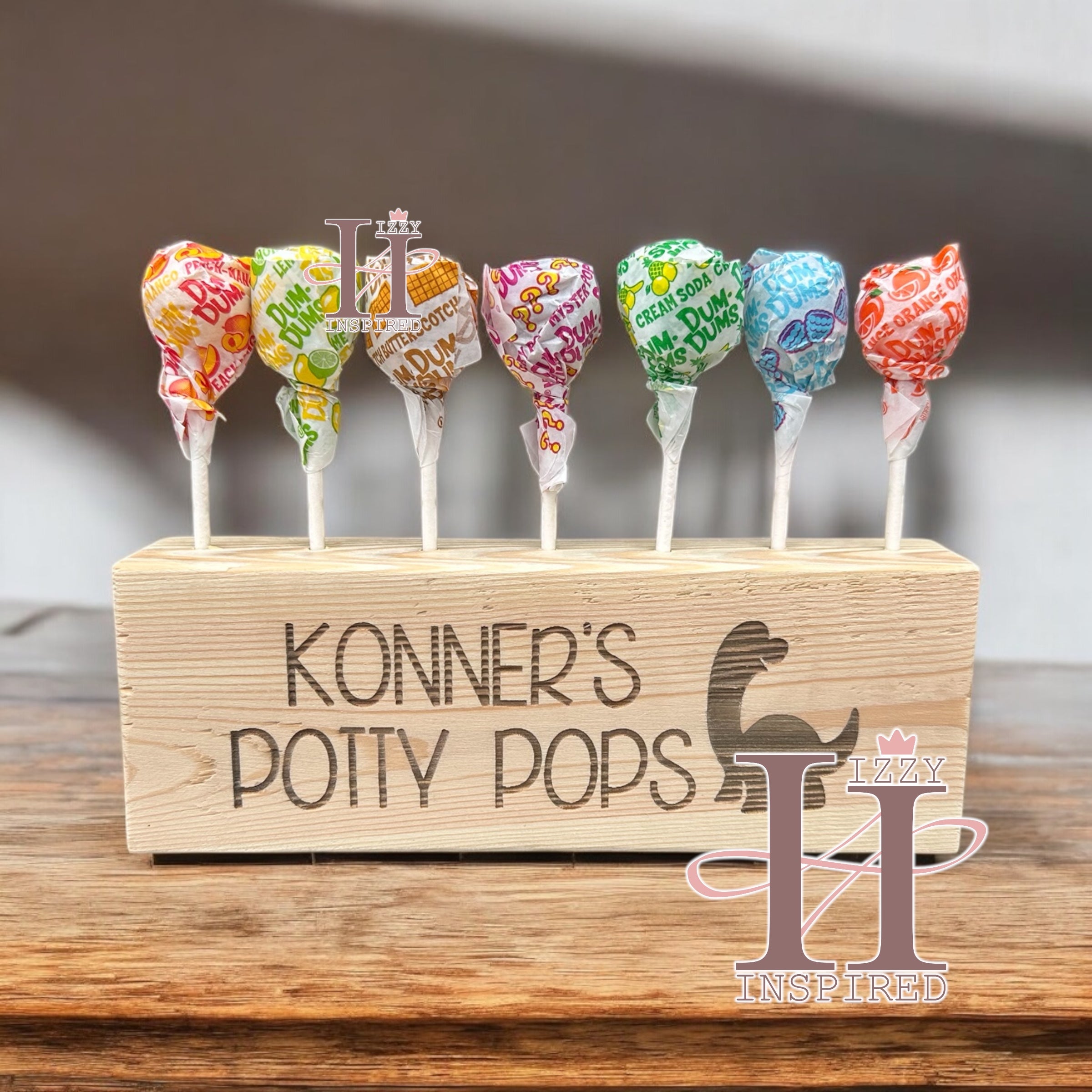 Custom Potty Pop Holder, Training Tool for Kids