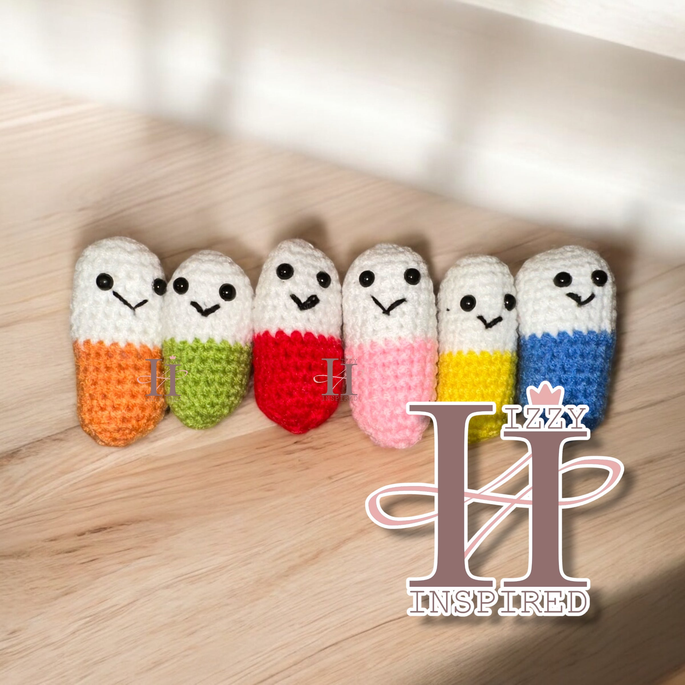 Crochet Emotional Support Pill – Nurse Appreciation Gift – Handmade Pocket Buddy